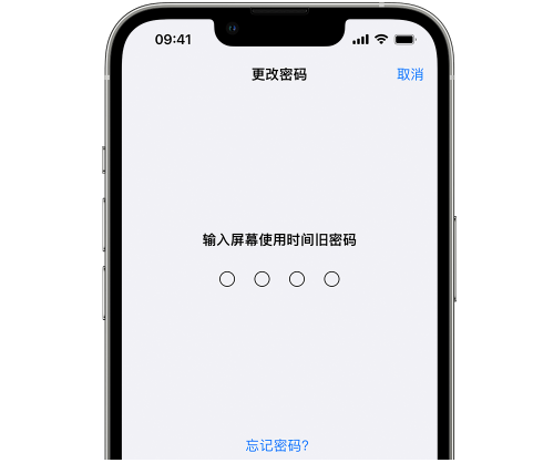 武城iPhone屏幕维修分享iPhone屏幕使用时间密码忘记了怎么办 