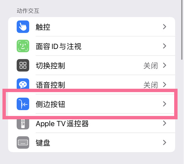 武城苹果14维修店分享iPhone14 Plus侧键双击下载功能关闭方法 