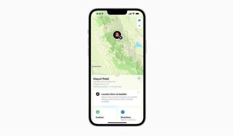 武城苹果14维修分享iPhone14系列中 FindMy功能通过卫星分享位置方法教程 