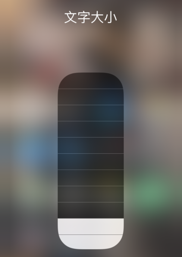 武城苹果手机维修分享小技巧：在 iPhone 控制中心快速调节字体大小 